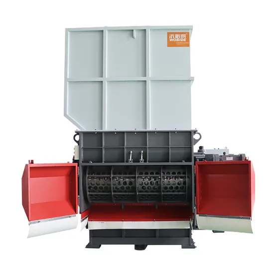 High Efficiency PP PVC Pet PU Recycling Waste Shredder Machine